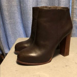 Vince Camuto brown ankle boots